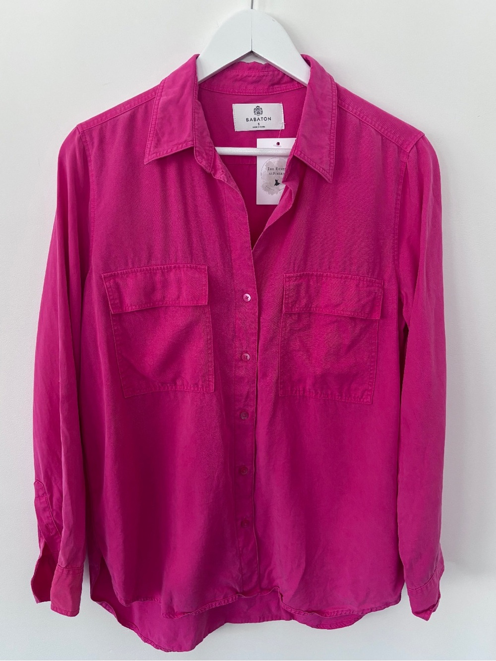 Babaton Pink utility Shirt | Sz small oversized